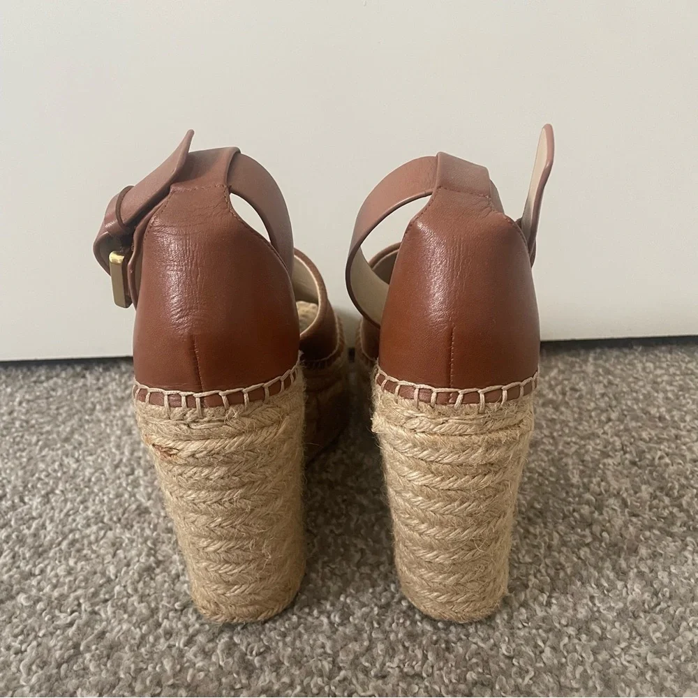 Marc Fisher Tan Alita Wedges - Picture 5 of 6